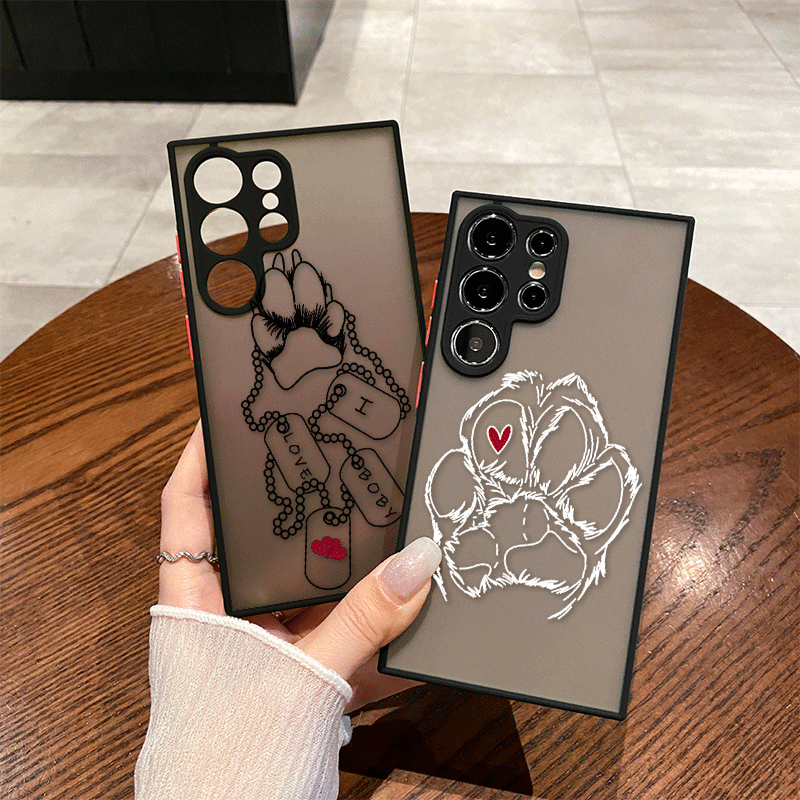 Phone Cases Funny - Funny Cartoon Pet Cute Dog Paw