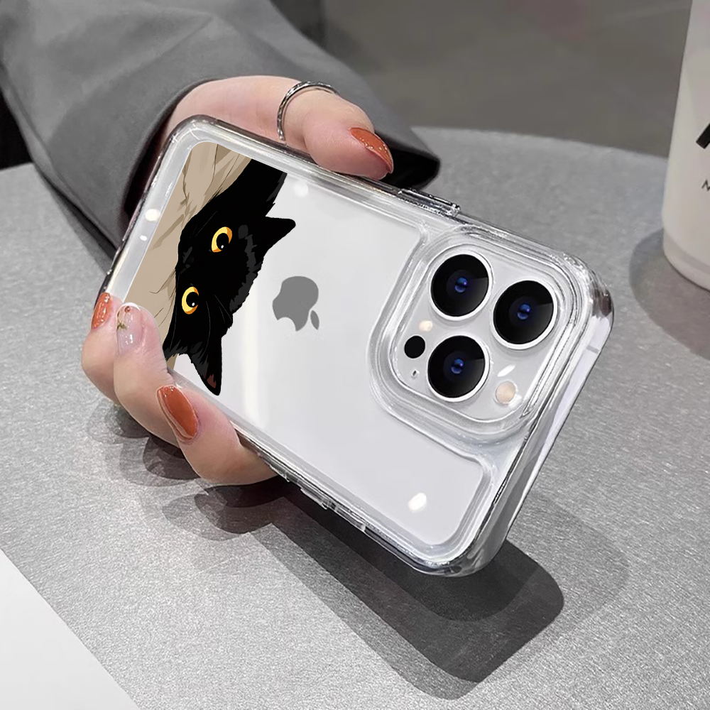 Black Cat Funny Couple Fashion - đánh giá và giá Phone Cases Funny