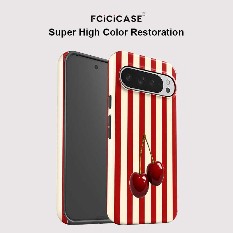 Fcicicase Cherry Stripe Patter - đánh giá và giá Phone Cases Cherry